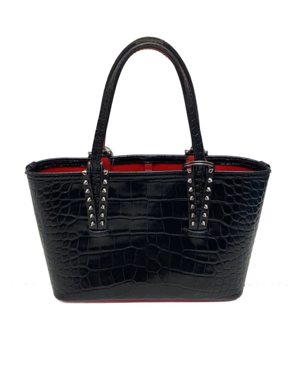 Christian Louboutin Shoulder Bag Leather Black